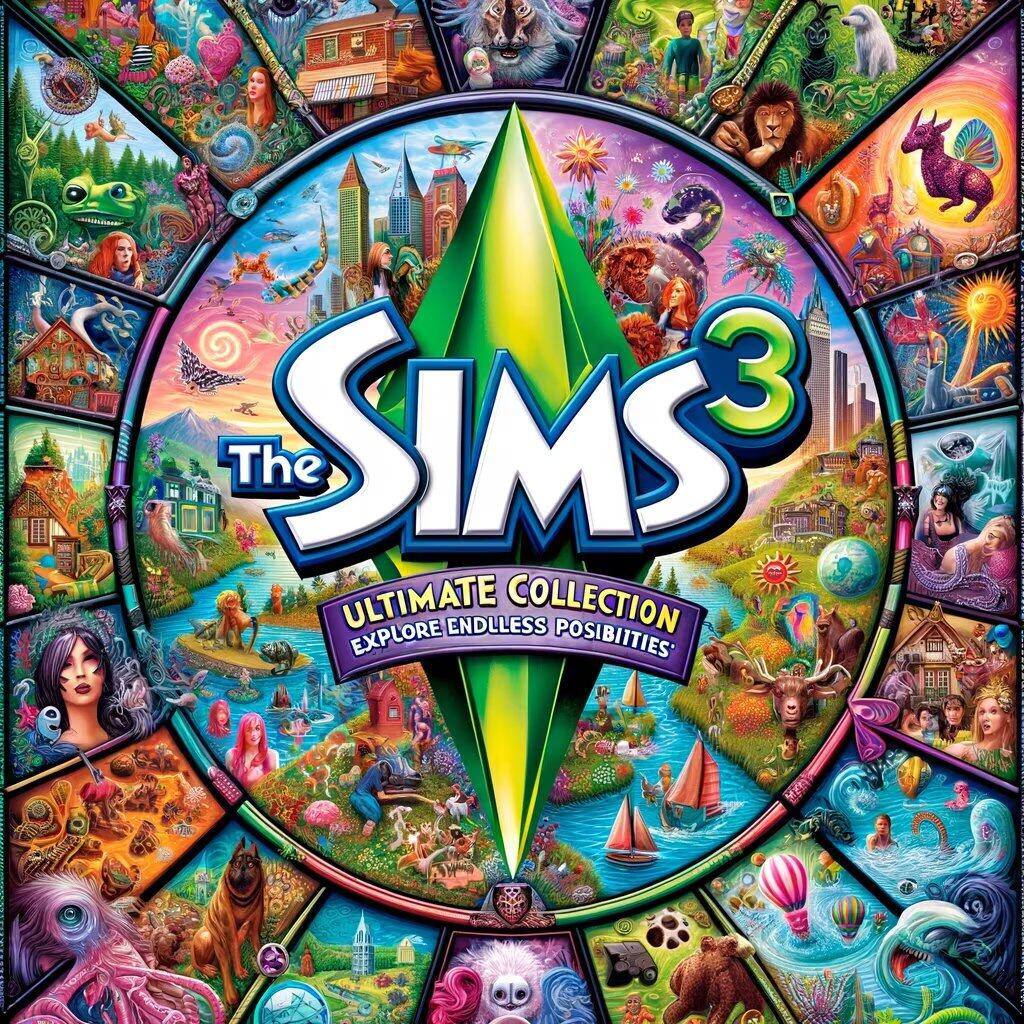 All Sims Games Pack (Sims 1, 2, 3 & 4) with Latest Expansion Packs