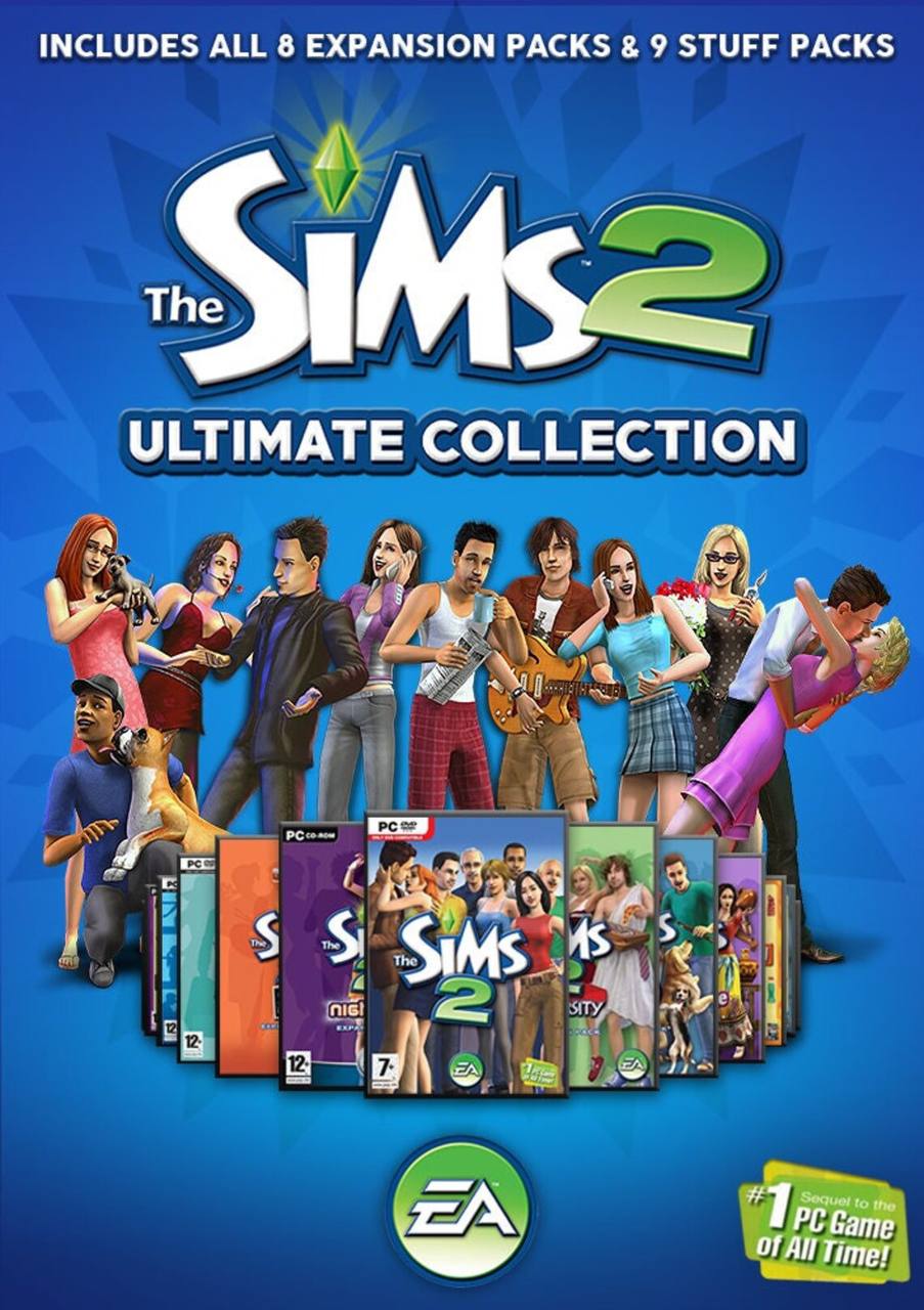 All Sims Games Pack (Sims 1, 2, 3 & 4) with Latest Expansion Packs